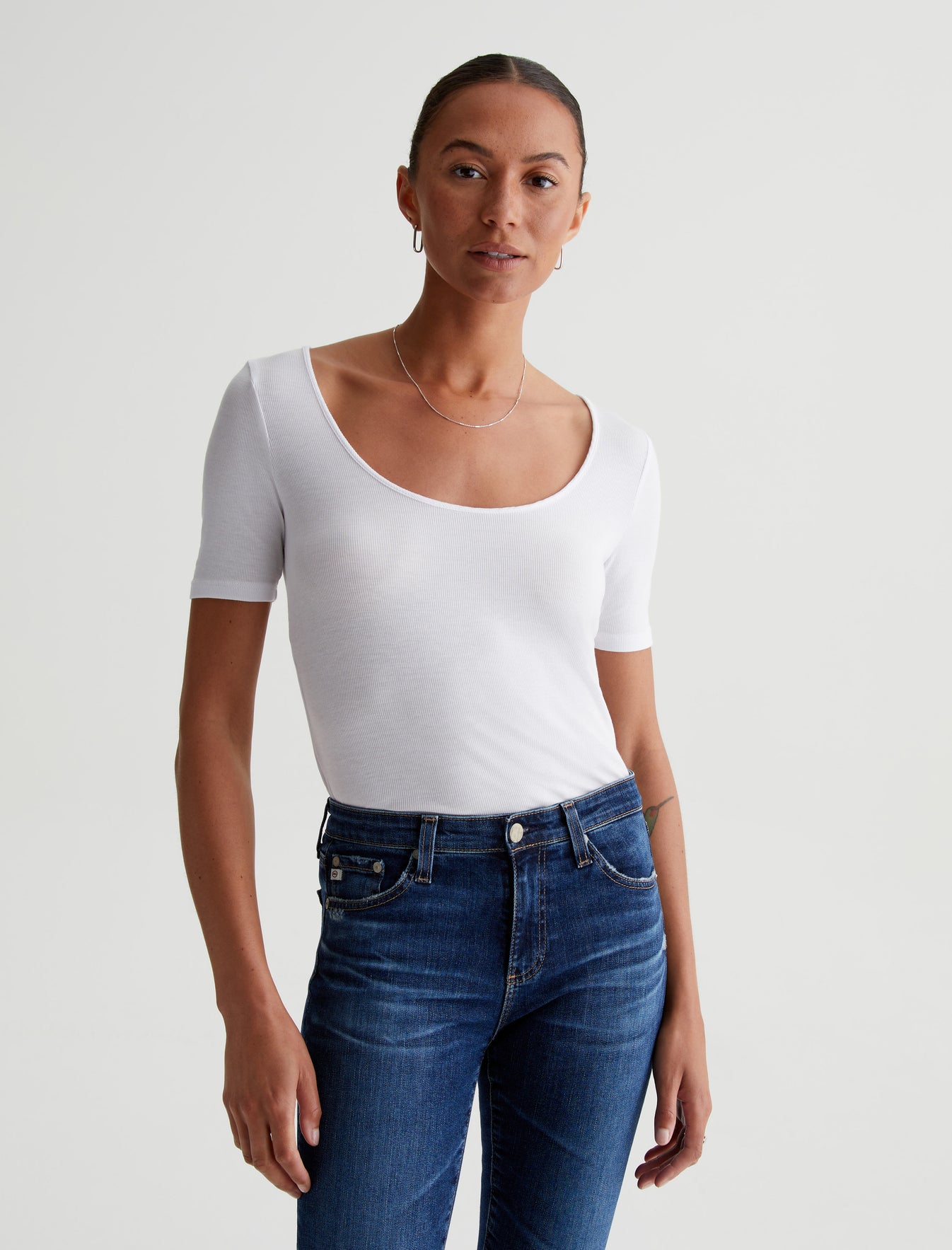 Jaxon Scoop|Scoop Neck Shirt